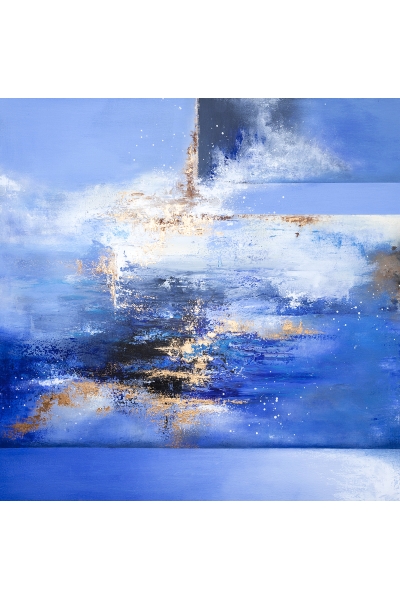 UP IN THERE 90x90 cm NOWOCZESNY OBRAZ NAMALOWANY NA PŁÓTNIE
